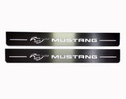 Ford Mustang V 2005-2015 Illuminated LED Door Sill Plates With Mustang Logo Ford Led Door Sills opdesign