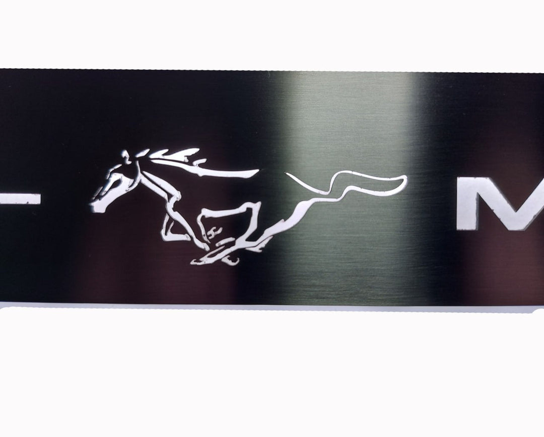 Ford Mustang V 2005-2015 Illuminated LED Door Sill Plates With Mustang Logo Ford Led Door Sills opdesign