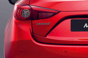 Mazda 3 III 2013-2019 tailgate trunk rear 3D emblem with Mazda 3 logo (type MIXT)