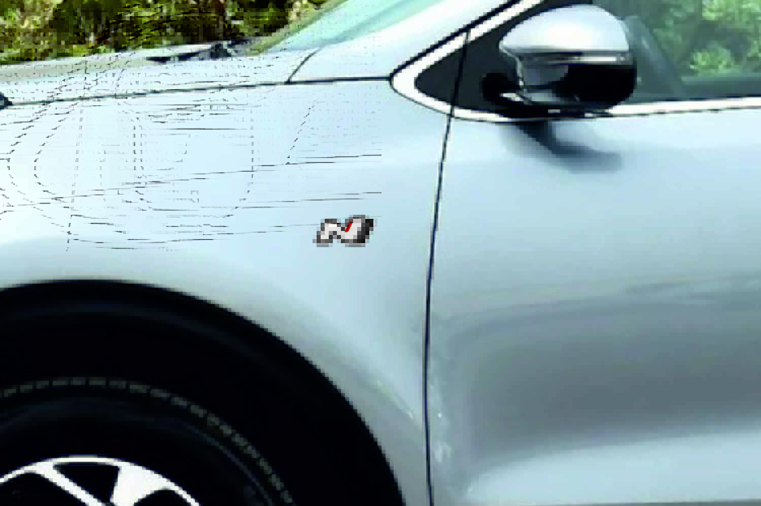 Hyundai emblem for fenders with N-Line (type 1) logo