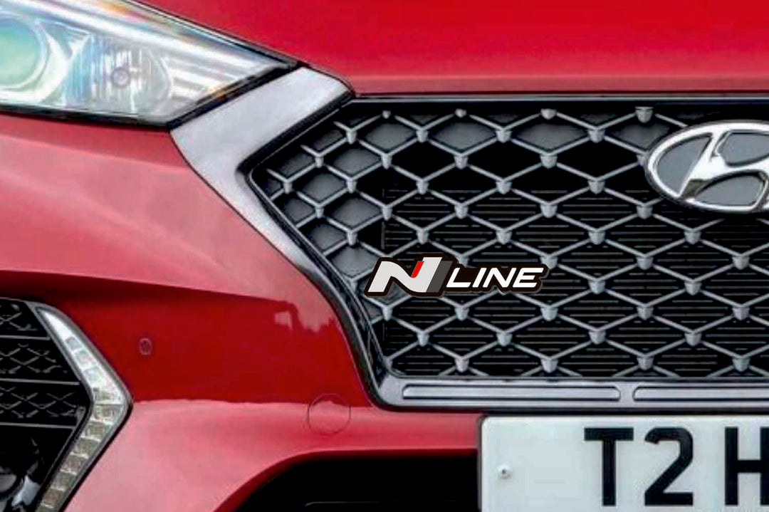 Radiator grille emblem with N-Line logo (type 2)