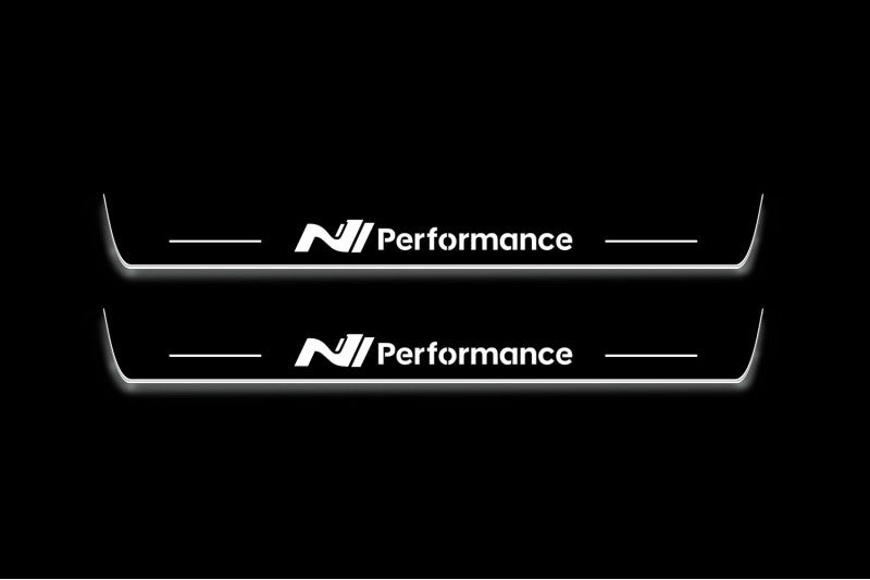 Hyundai i30 III 2017+ LED Car Door Sill With Logo N Line Performance