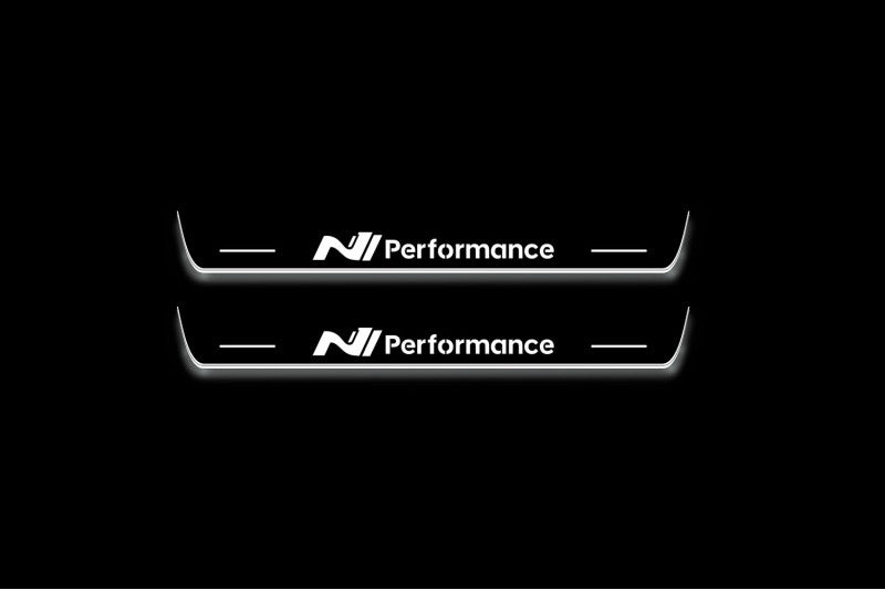Hyundai Ioniq 5 2021+ LED Door Sills PRO With Logo N Line Performance