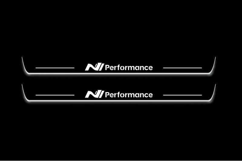 Hyundai Ioniq 5 2021+ LED Door Sills PRO With Logo N Line Performance