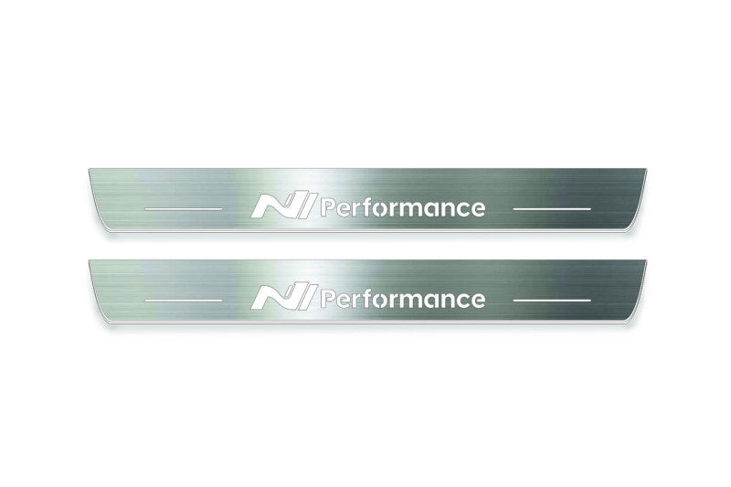 Hyundai i30 III 2017+ LED Car Door Sill With Logo N Line Performance