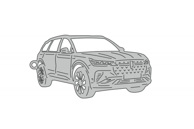 Car Keychain for Lincoln Nautilus II 2023 (type 3D) Keychains opdesign