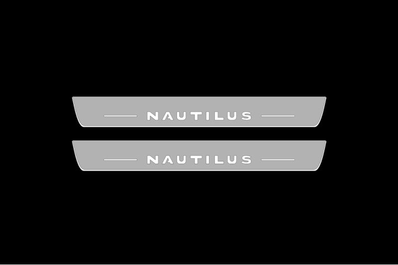 Lincoln Nautilus I 2019-2023 Led Door Sills With Logo Nautilus Lincoln Led Door Sills opdesign