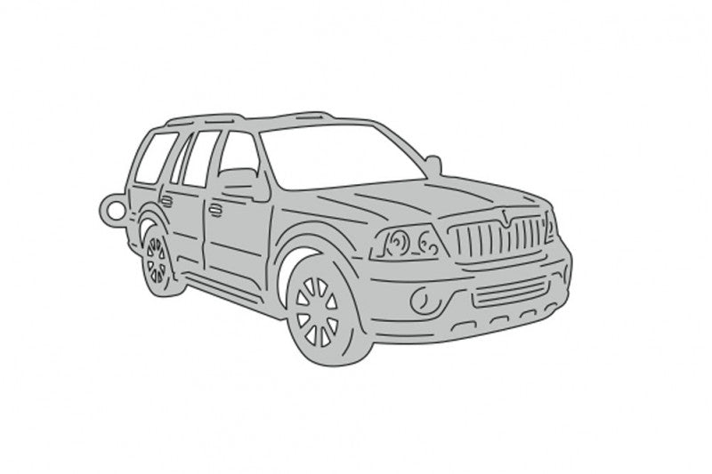 Car Keychain for Lincoln Navigator II 2003-2006 (type 3D) Keychains opdesign