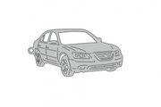 Car Keychain for Hyundai Sonata V NF 2005-2010 (type 3D) Keychains opdesign