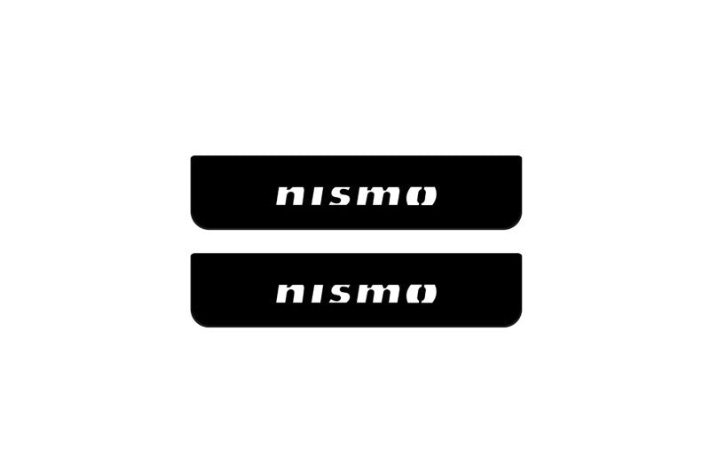 Nissan Patrol Y62 2010+ Led Door Sill Pro With Logo Nismo (Premium Painting) Nissan Led Door Sills PRO opdesign