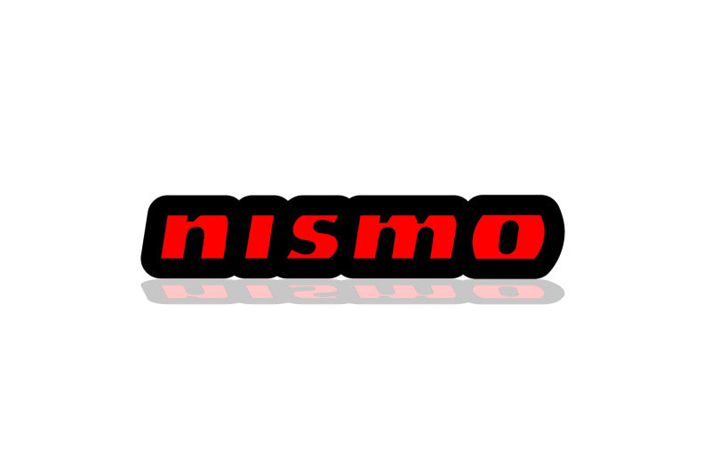 Nissan Illuminated LED Radiator Grille Emblems and Badges with Nismo (type 2) logo Nissan Led Emblems decoinfabric