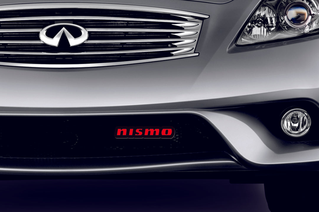 Nissan Illuminated LED Radiator Grille Emblems and Badges with Nismo (type 2) logo Nissan Led Emblems decoinfabric