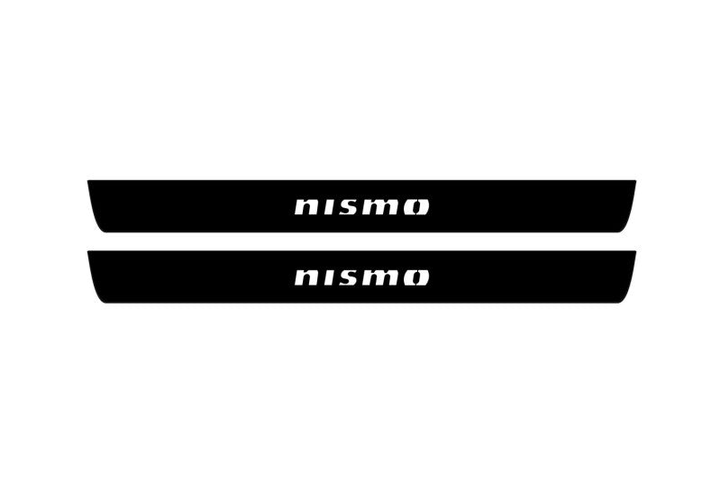 Infiniti Q50 2013+ Led Door Sill Pro With Logo Nismo (Premium Painting) Infiniti Led Door Sills PRO opdesign