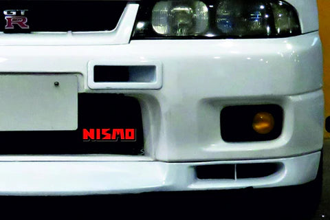 Infiniti Emblem & Badge Set - Grille and Tailgate Nismo logo (Type 3) Infiniti emblems decoinfabric RED