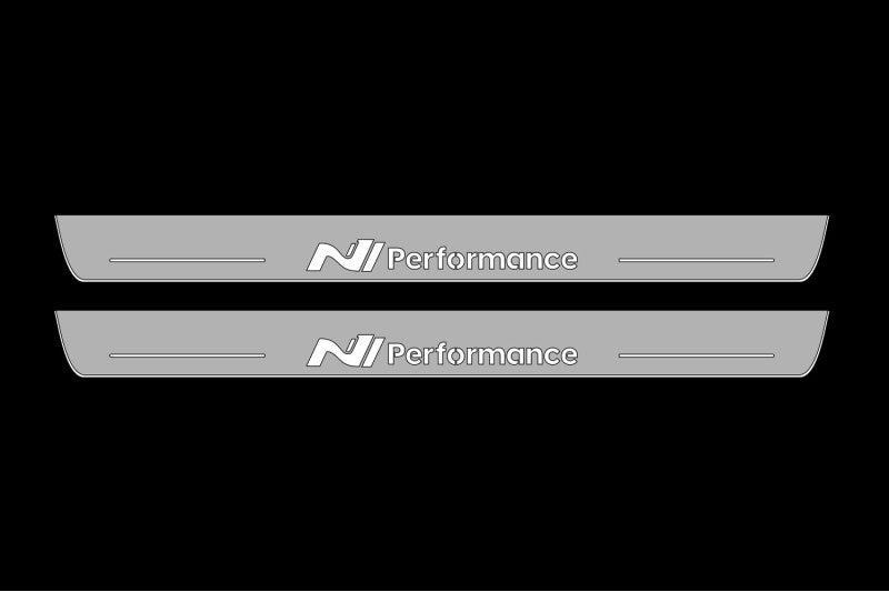 Hyundai Ioniq 5 2021+ LED Door Sills PRO With Logo N Line Performance