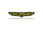 Load image into Gallery viewer, Radiator grille emblem with Not a Hawk logo
