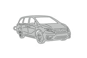 Car Keychain for Honda Odyssey V 2018+ (type 3D) Keychains opdesign