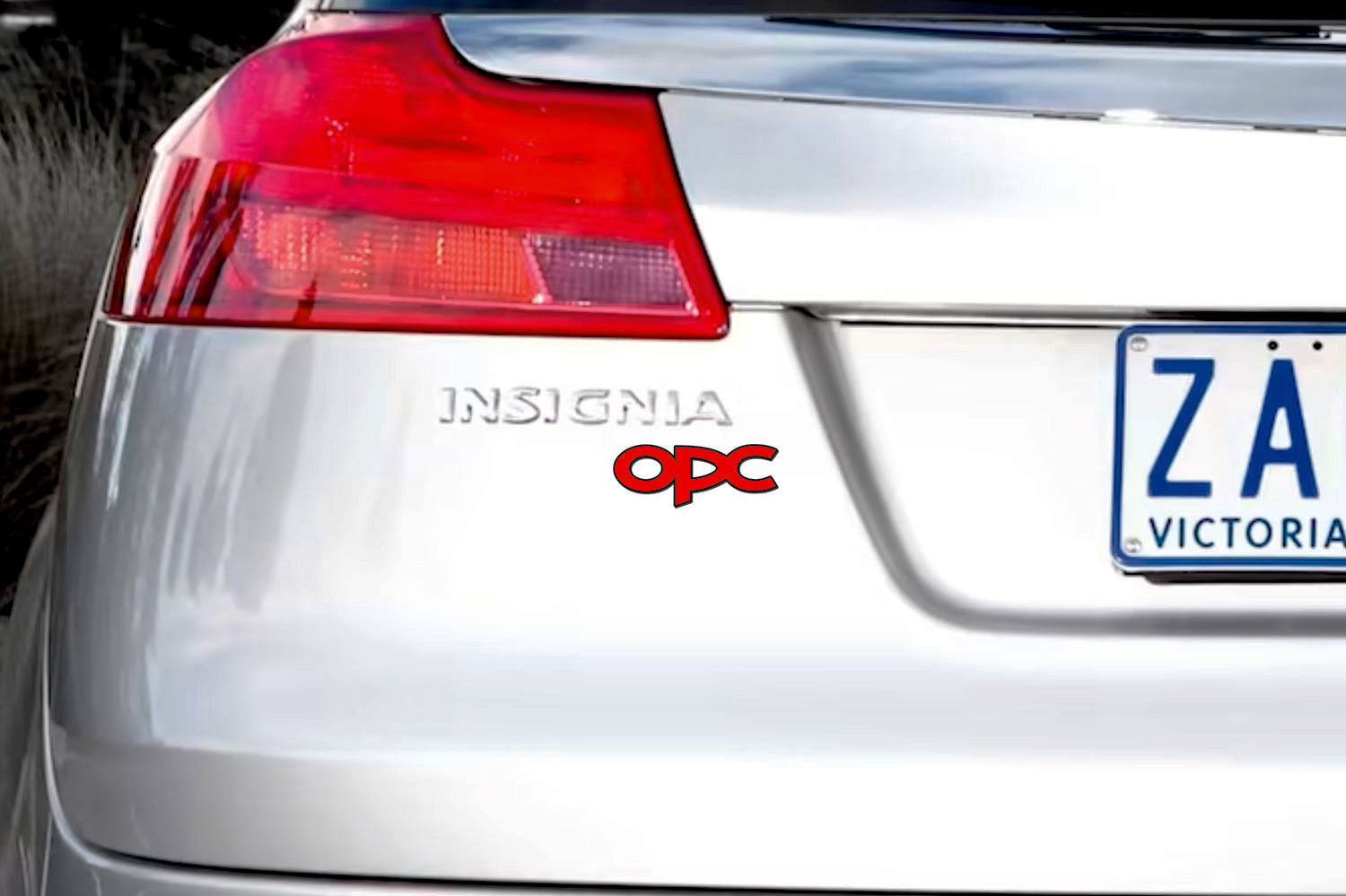 Opel tailgate trunk rear 3D emblem with OPC logo (type MIXT) Opel emblems decoinfabric