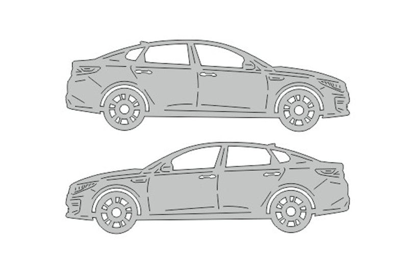 Kia Optima IV (2015-2019) Floor Mat Emblem Set – Stainless Steel Badges Car Mats Badges Decoin