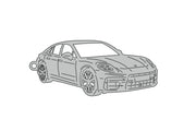 Car Keychain for Porsche Panamera III 2024+ (type 3D) Keychains opdesign