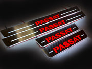 Volkswagen Passat B7 USA 2011-2019 LED Door Sill With Logo Passat (type 2) Volkswagen Led Door Sills opdesign