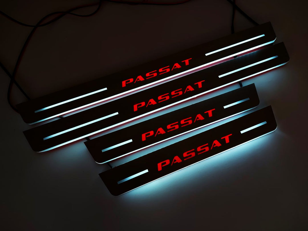 Volkswagen Passat B8 2015-2023 Car Door Sill With Logo Passat (type 2) Volkswagen Led Door Sills opdesign