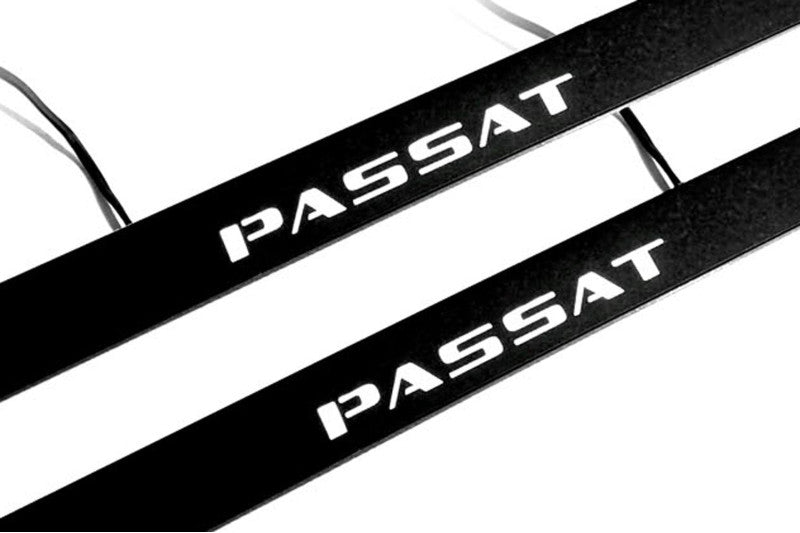 Volkswagen Passat B8 2015-2023 Car Door Sill With Logo Passat (Premium Painting)