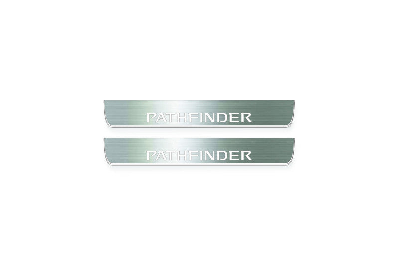 Nissan Pathfinder IV 2014+ LED Door Sills With Logo Pathfinder