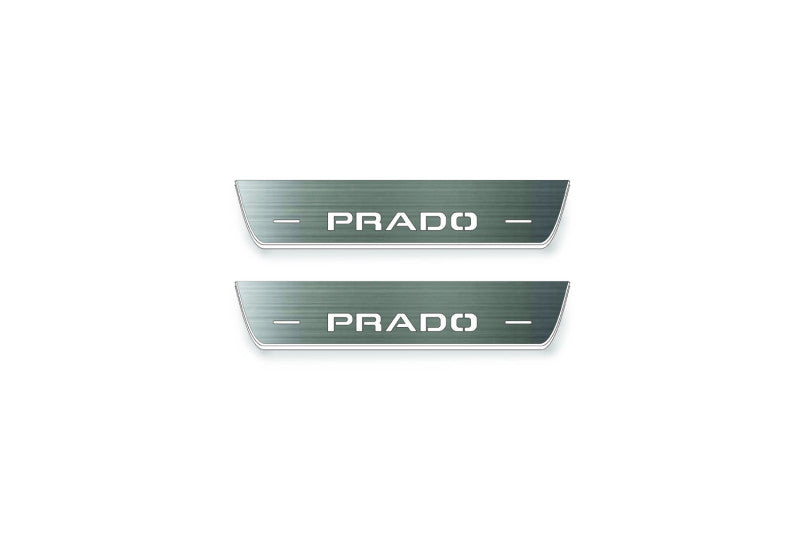 Toyota Prado 250 2023+ Auto Door Sill Plates With Logo Prado