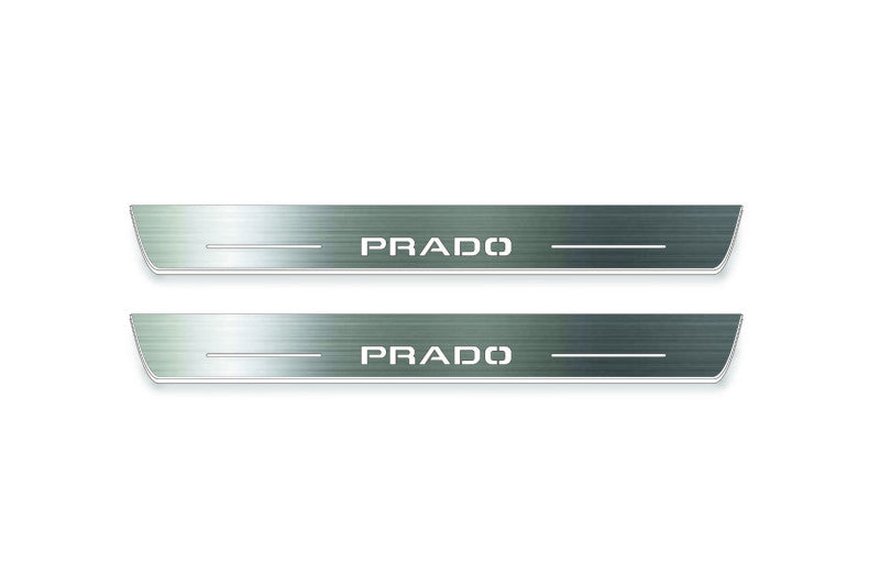 Toyota Prado 250 2023+ Auto Door Sill Plates With Logo Prado