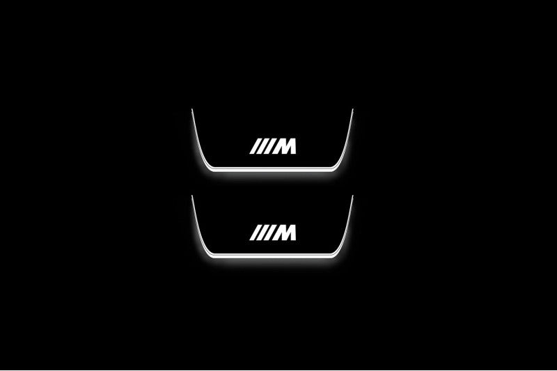 BMW 3 G20 2019+ Led Door Sill Pro with M Performance logo