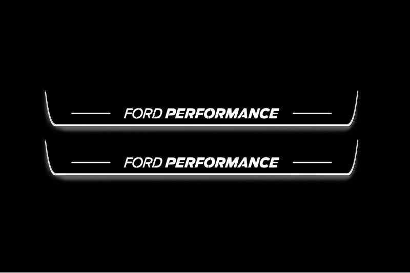 Ford Mustang VI 2015-2023 Car Door Sill With Logo Ford Performance