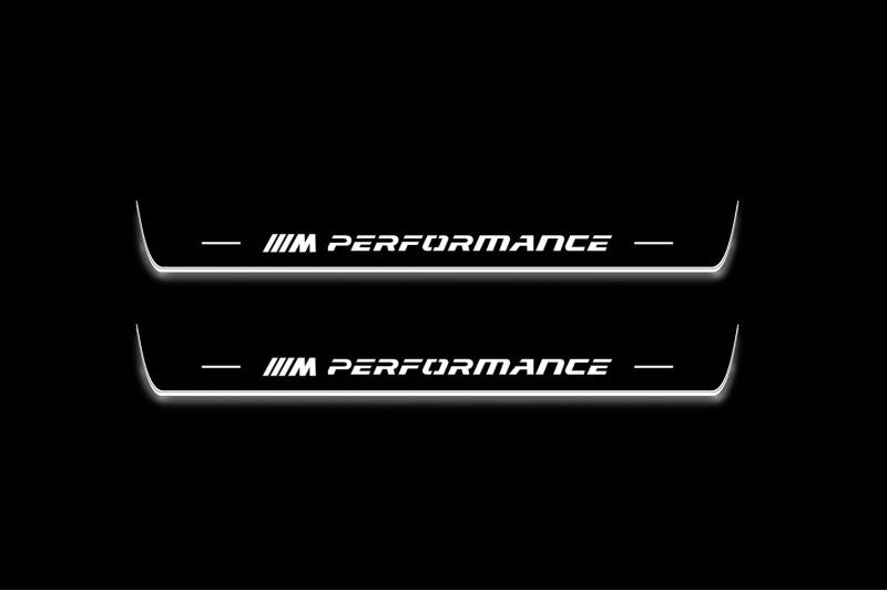 BMW 3 G20 2019+ Led Door Sill Pro with M Performance logo