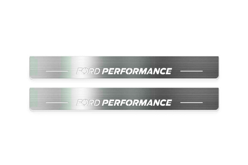 Ford Mustang VII 2023+ Illuminated LED Door Sill Plates With Ford Performance Logo