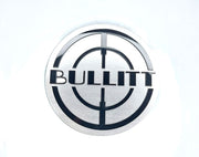 Ford Mustang Stainless Steel Emblem & Badges set with Bullitt logo (Type 2) Ford emblems decoinfabric BLACK