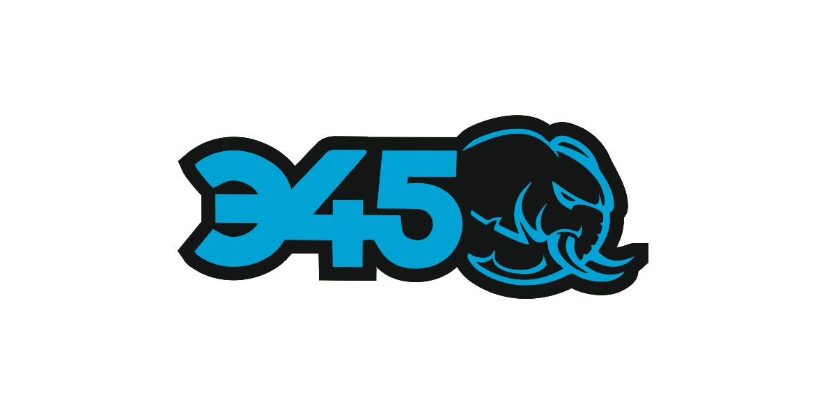 DODGE emblem for fenders with 345 Mopar Hellephant logo Dodge emblems decoinfabric BLACK LIGHT BLUE