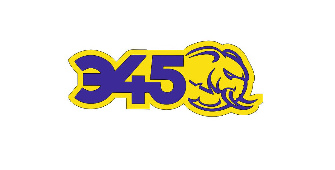 Chrysler emblem for fenders with 345 Mopar Hellephant logo Chrysler emblems decoinfabric