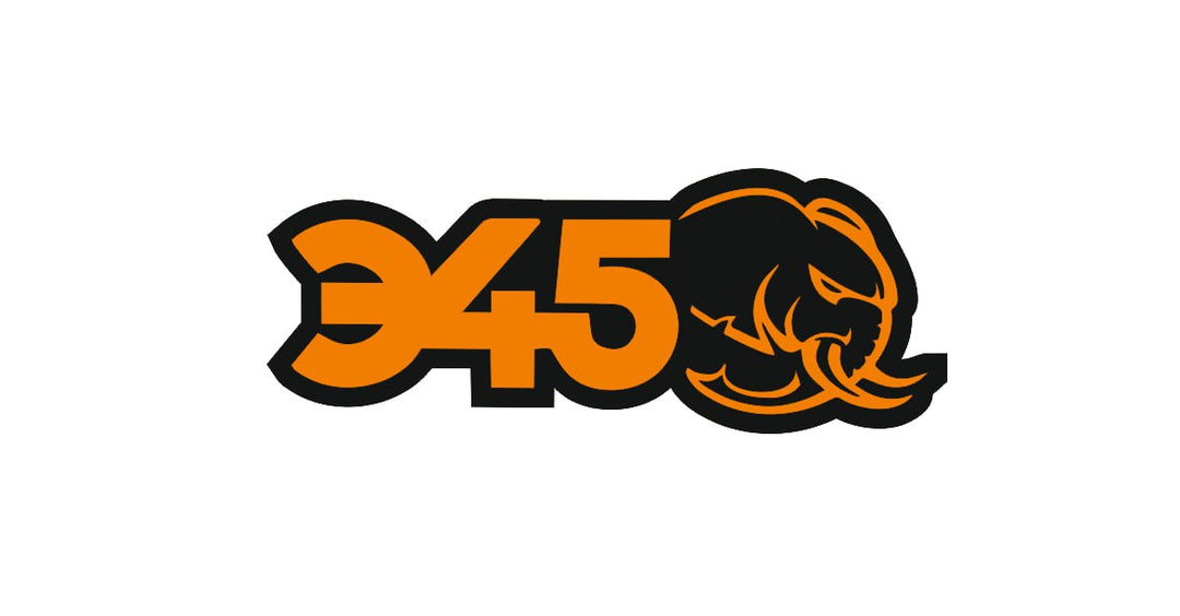 Chrysler emblem for fenders with 345 Mopar Hellephant logo Chrysler emblems decoinfabric BLACK ORANGE