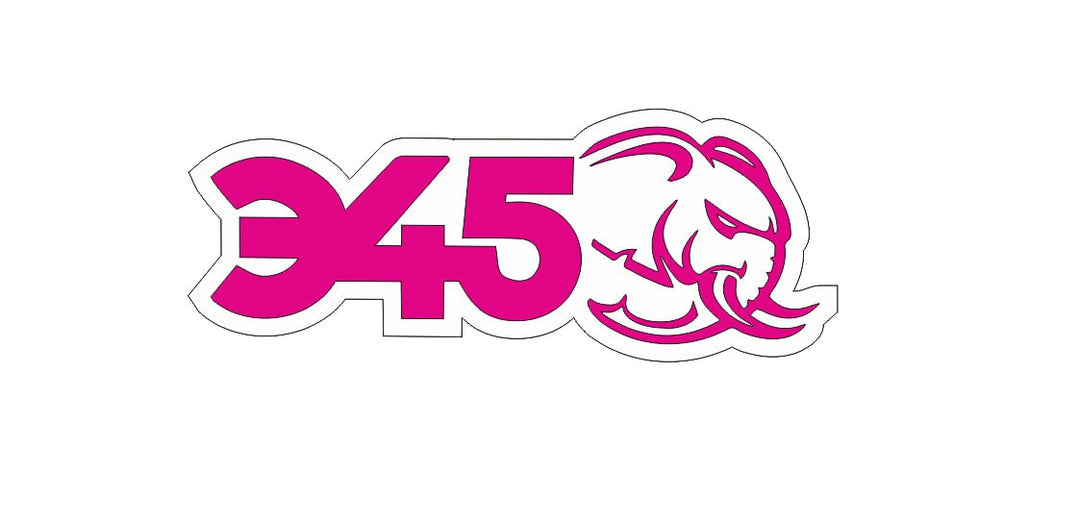 Chrysler emblem for fenders with 345 Mopar Hellephant logo Chrysler emblems decoinfabric