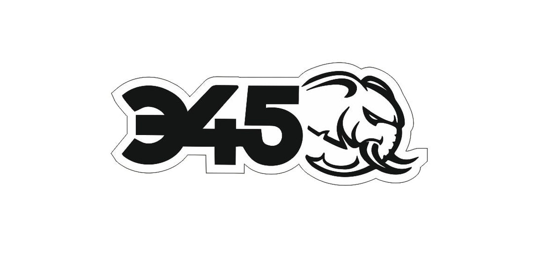 Chrysler emblem for fenders with 345 Mopar Hellephant logo Chrysler emblems decoinfabric