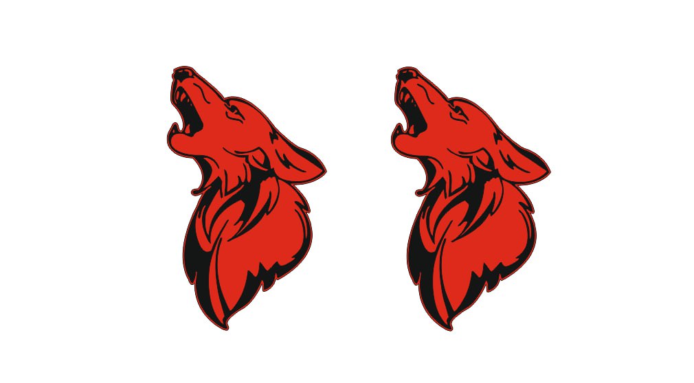 Ford Mustang Emblem & Badges set with Coyote logo (type 4)