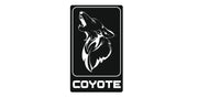 Ford Mustang tailgate trunk rear emblem with Coyote logo (type 5) Ford emblems decoinfabric BLACK WHITE