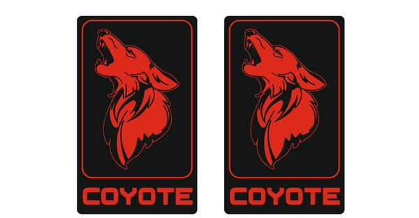 Ford Mustang emblem for fenders with Coyote logo (type 6)