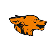 Ford Mustang Emblem & Badge Set - Grille and Tailgate Coyote logo (type 9) Ford emblems decoinfabric ORANGE