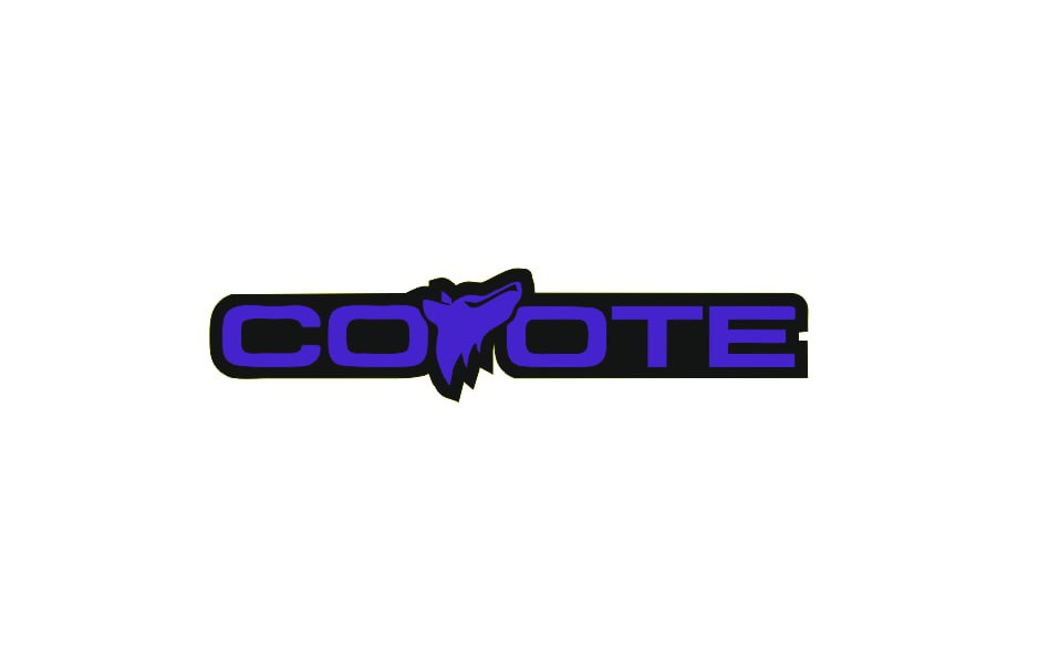 Ford Mustang Emblem & Badge Set - Grille and Tailgate Coyote logo (type 10) Ford emblems decoinfabric
