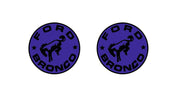 Ford Bronco emblem for fenders with Bronco logo (Type 2) Ford emblems decoinfabric
