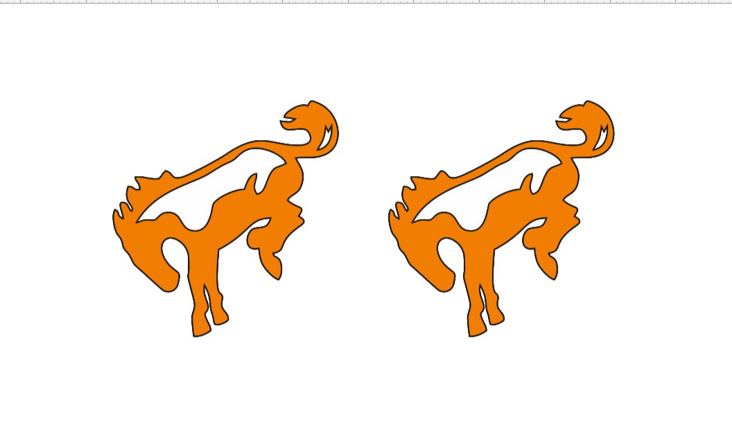 Ford Bronco Emblem & Badges set with Bronco logo (Type 3) Ford emblems decoinfabric