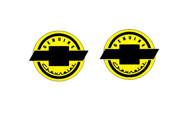 Chevrolet emblem for fenders with Chevrolet Genuine Logo