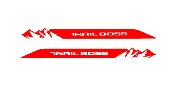 Chevrolet emblem for fenders with Trail Boss logo