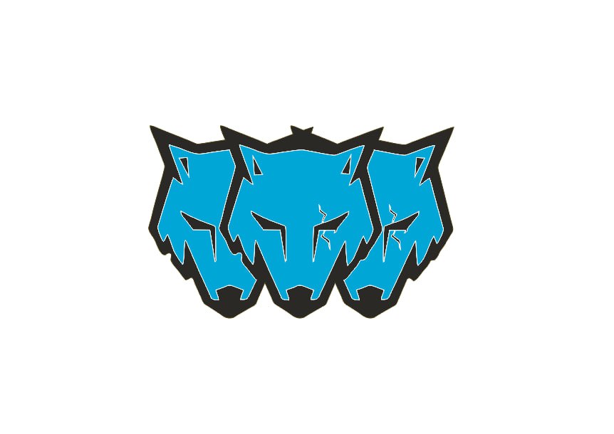 Ford Mustang Emblem & Badges set with Coyote logo (type 13) Ford emblems decoinfabric BLACK BLUE